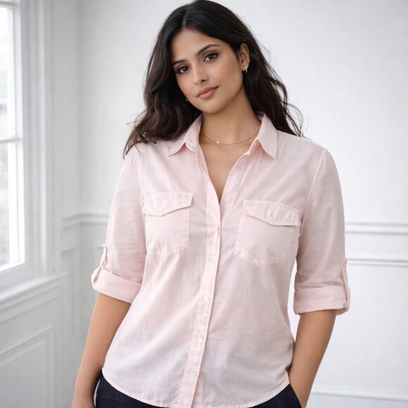 James Perse Tops - James Perse Sheer Slub Side Panel Size 3 Minimalist Quiet Luxury Casual Normcore